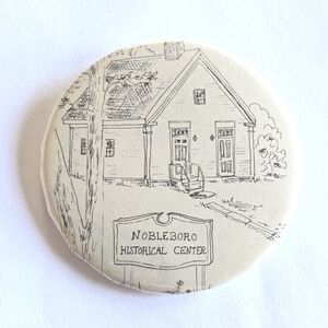 Nobleboro Historical Center pin button badge brooch Maine ME
